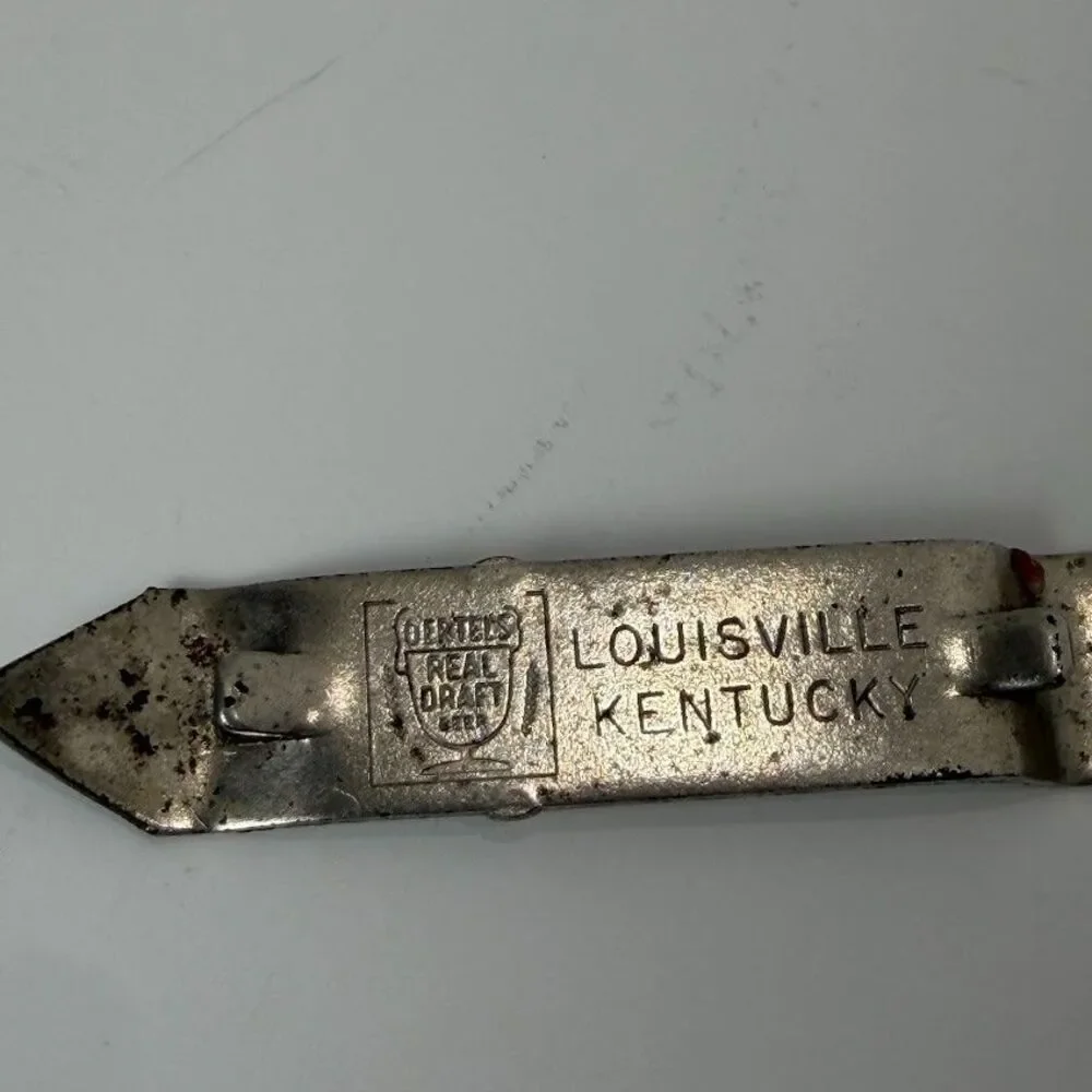 Lot of 4 Vintage Advertising Can/Bottle Openers-Falls City, Oertel, Royal Crown